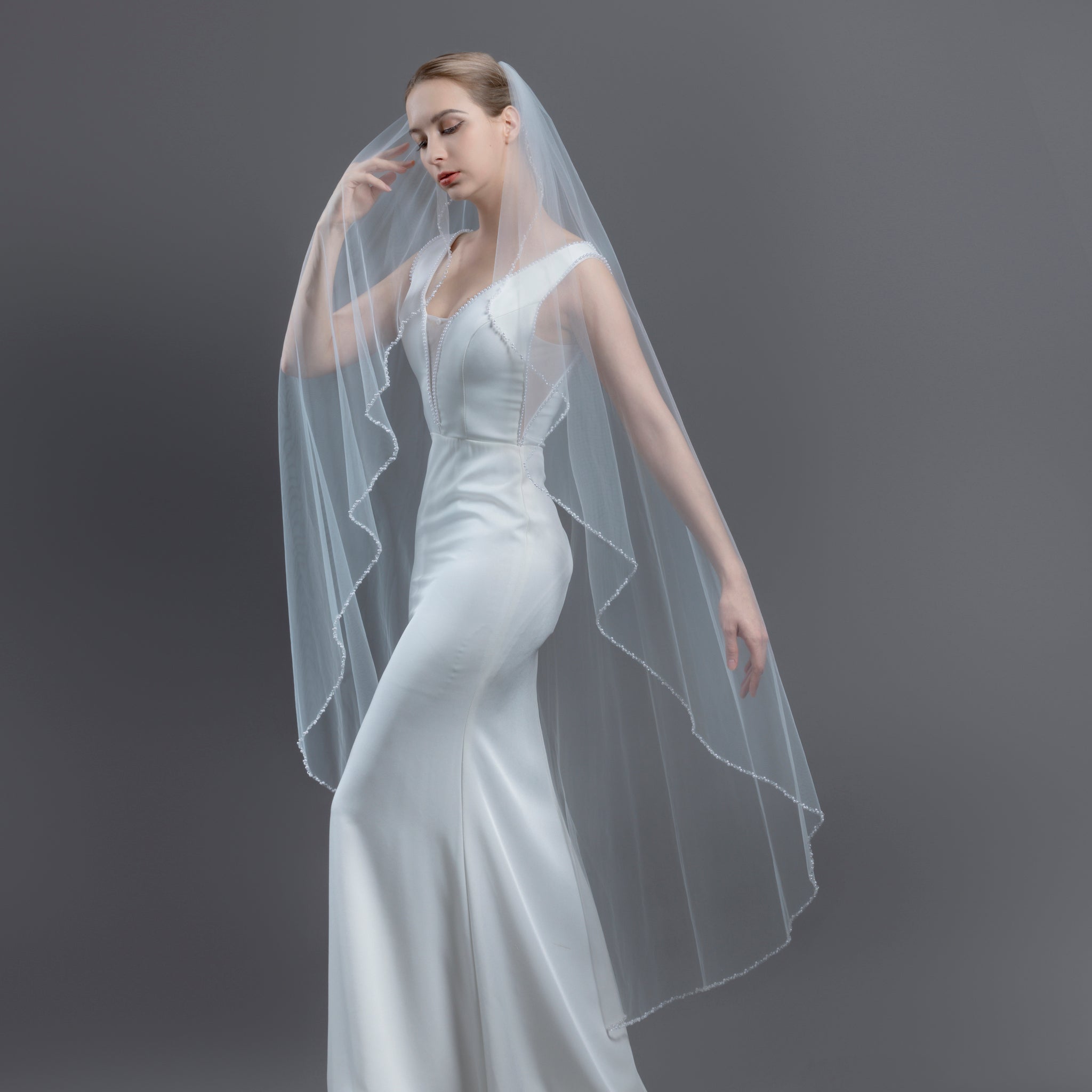 新品 SIIILON Night veil bustier Super Sparkly Wedding Veil | Bridal Accessories – Olivia Bottega