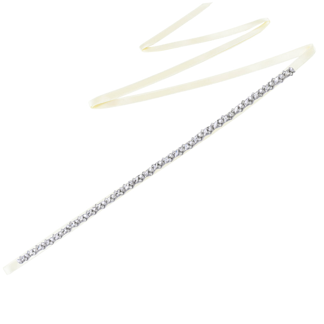 S1012 sash highlighting its elegant floral design and intricate details.