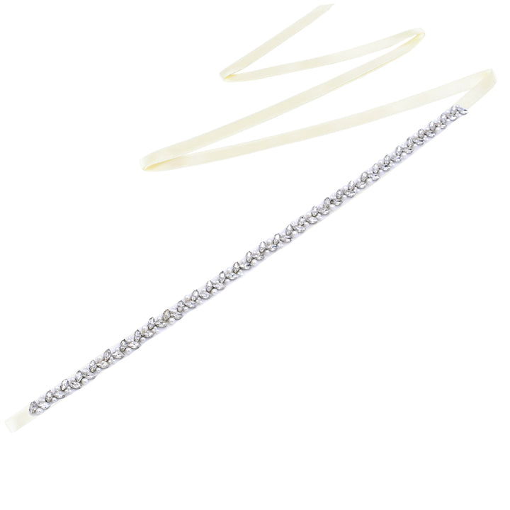 Side view of S1010 sash highlighting its elegant lace design.