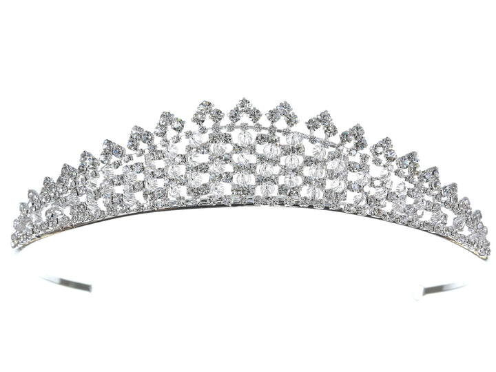 Rhinestone crystal Bridal Wedding Tiara Headpiece CR1137