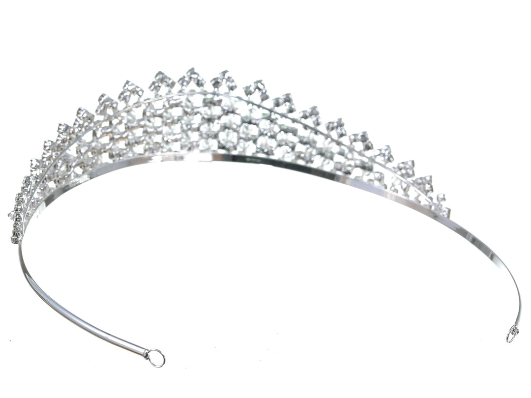 Rhinestone crystal Bridal Wedding Tiara Headpiece CR1137