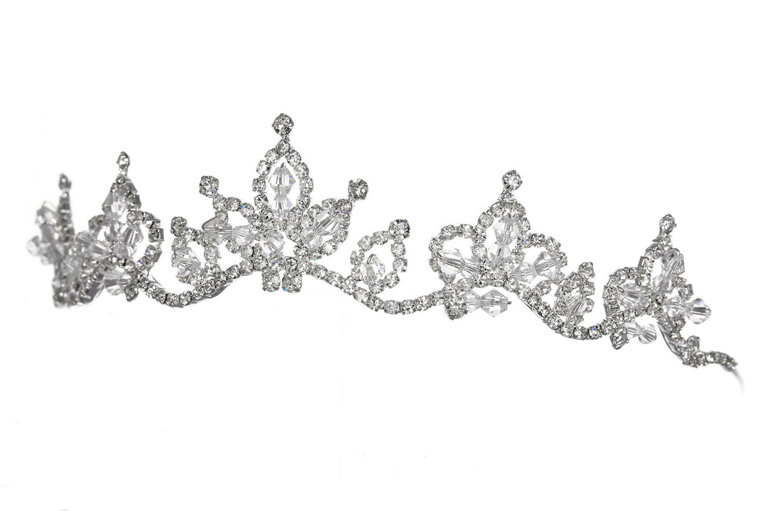 Rhinestone Crystal Bridal Wedding Tiara Headpiece CR1152