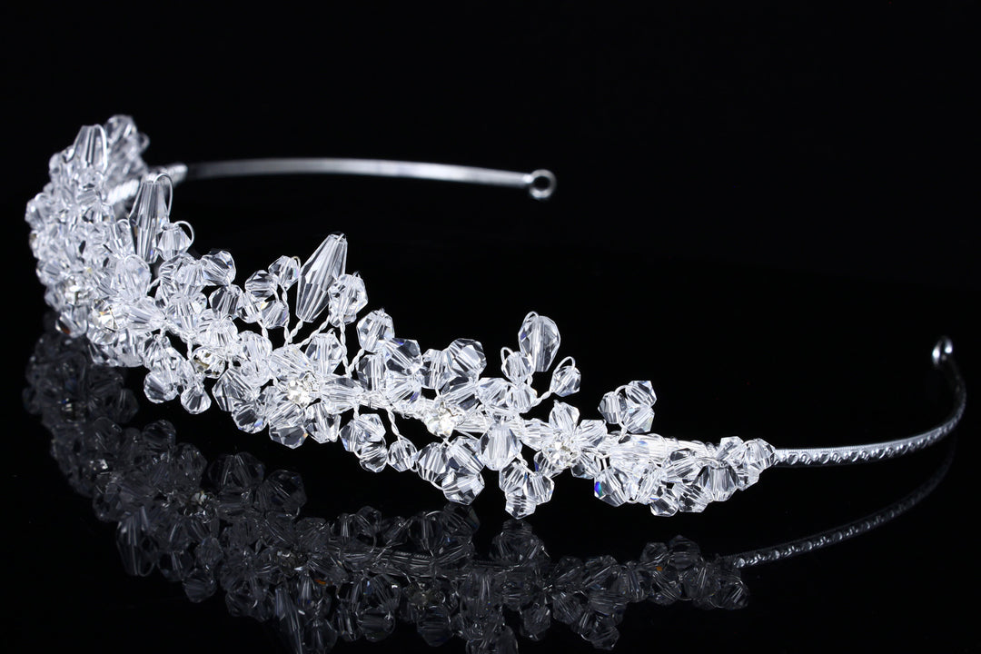 Handmade Rhinestone Crystal Bridal Wedding Tiara Headpiece CR827