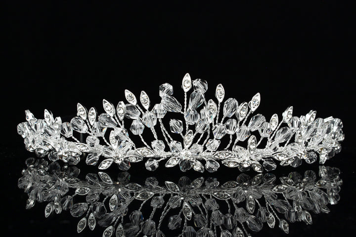 Handmade Rhinestone Crystal Bridal Wedding Tiara Headpiece CR829