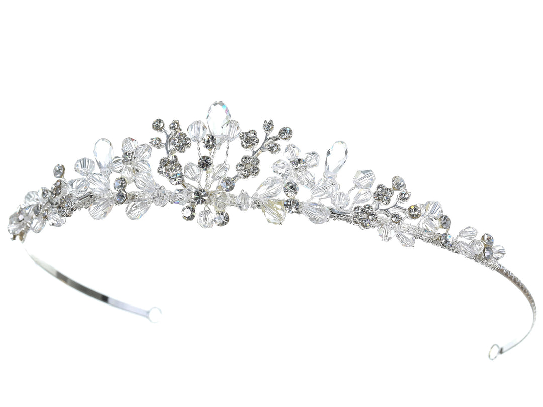 Handmade Rhinestone Crystal Bridal Wedding Tiara Headpiece CR840